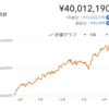資産4000万円到達のスクショ